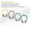 image:imageTHERABAND Resistance Tubing with Connectors for Wall Rehab amp Wellness Station Extra Heavy Level 5 Set of 2 18Inch Blue Tubing for Physical Therapy Exercise Rehab Clinics amp Pilates Latex TubesYellow  Thin