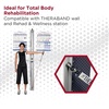 image:imageTHERABAND Resistance Tubing with Connectors for Wall Rehab amp Wellness Station Extra Heavy Level 5 Set of 2 18Inch Blue Tubing for Physical Therapy Exercise Rehab Clinics amp Pilates Latex TubesRed  Medium