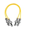 image:imageTHERABAND Resistance Tubing with Connectors for Wall Rehab amp Wellness Station Extra Heavy Level 5 Set of 2 18Inch Blue Tubing for Physical Therapy Exercise Rehab Clinics amp Pilates Latex TubesYellow  Thin