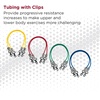 image:imageTHERABAND Resistance Tubing with Connectors for Wall Rehab amp Wellness Station Extra Heavy Level 5 Set of 2 18Inch Blue Tubing for Physical Therapy Exercise Rehab Clinics amp Pilates Latex TubesRed  Medium