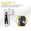 image:imageTHERABAND Resistance Tubing with Connectors for Wall Rehab amp Wellness Station Extra Heavy Level 5 Set of 2 18Inch Blue Tubing for Physical Therapy Exercise Rehab Clinics amp Pilates Latex TubesYellow  Thin