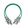 image:imageTHERABAND Resistance Tubing with Connectors for Wall Rehab amp Wellness Station Extra Heavy Level 5 Set of 2 18Inch Blue Tubing for Physical Therapy Exercise Rehab Clinics amp Pilates Latex TubesGreen  Heavy