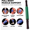 image:imageTHERABAND Roller Massager Stick Standard Muscle Back Massage Tool 21  Deep tissue muscle roller stick for legs back and calves  target sore muscles with steady controlled pressure