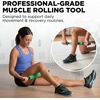 image:imageTHERABAND Roller Massager Stick Standard Muscle Back Massage Tool 21  Deep tissue muscle roller stick for legs back and calves  target sore muscles with steady controlled pressure