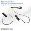 image:imageTHERABAND Shoulder Pulley Overhead Shoulder Pulley for Physical Therapy Over the Door Pulley with Foam Handles and Color Coded Rope for Increasing Range of Motion Overdoor System for RehabilitationBulk
