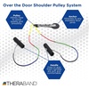image:imageTHERABAND Shoulder Pulley Overhead Shoulder Pulley for Physical Therapy Over the Door Pulley with Foam Handles and Color Coded Rope for Increasing Range of Motion Overdoor System for RehabilitationBulk