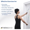 image:imageTHERABAND Shoulder Pulley Overhead Shoulder Pulley for Physical Therapy Over the Door Pulley with Foam Handles and Color Coded Rope for Increasing Range of Motion Overdoor System for RehabilitationBulk