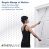image:imageTHERABAND Shoulder Pulley Overhead Shoulder Pulley for Physical Therapy Over the Door Pulley with Foam Handles and Color Coded Rope for Increasing Range of Motion Overdoor System for RehabilitationBulk
