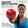 image:imageTHERABAND Soft Weight 66 Lb 45 BallShaped Isotonic Exercise Ball  Ballshaped isotonic soft weight for physical therapy Pilates shoulder strength and rehab exerciseRed