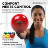 image:imageTHERABAND Soft Weight 66 Lb 45 BallShaped Isotonic Exercise Ball  Ballshaped isotonic soft weight for physical therapy Pilates shoulder strength and rehab exerciseAssorted  Set of 6