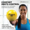 image:imageTHERABAND Soft Weight 66 Lb 45 BallShaped Isotonic Exercise Ball  Ballshaped isotonic soft weight for physical therapy Pilates shoulder strength and rehab exerciseYellow