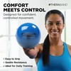 image:imageTHERABAND Soft Weight 66 Lb 45 BallShaped Isotonic Exercise Ball  Ballshaped isotonic soft weight for physical therapy Pilates shoulder strength and rehab exerciseBlue