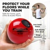 image:imageTHERABAND Soft Weight 66 Lb 45 BallShaped Isotonic Exercise Ball  Ballshaped isotonic soft weight for physical therapy Pilates shoulder strength and rehab exerciseRed