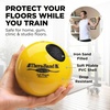 image:imageTHERABAND Soft Weight 66 Lb 45 BallShaped Isotonic Exercise Ball  Ballshaped isotonic soft weight for physical therapy Pilates shoulder strength and rehab exerciseYellow