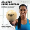 image:imageTHERABAND Soft Weight 66 Lb 45 BallShaped Isotonic Exercise Ball  Ballshaped isotonic soft weight for physical therapy Pilates shoulder strength and rehab exerciseTan
