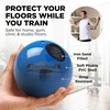 image:imageTHERABAND Soft Weight 66 Lb 45 BallShaped Isotonic Exercise Ball  Ballshaped isotonic soft weight for physical therapy Pilates shoulder strength and rehab exerciseBlue