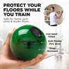 image:imageTHERABAND Soft Weight 66 Lb 45 BallShaped Isotonic Exercise Ball  Ballshaped isotonic soft weight for physical therapy Pilates shoulder strength and rehab exerciseGreen