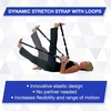 image:imageTHERABAND Stretch Strap with Loops to Increase Flexibility Dynamic Stretching Tool for Athletes Including Dancers Cheerleaders Gymnasts Runners Pilates and Yoga Elastic Stretch Out Band