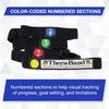 image:imageTHERABAND Stretch Strap with Loops to Increase Flexibility Dynamic Stretching Tool for Athletes Including Dancers Cheerleaders Gymnasts Runners Pilates and Yoga Elastic Stretch Out Band
