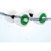 image:imageTHERABAND Water Weights Aquatic Dumbbells for Pool Fitness 2 Foam Weights with Padded Grip for Water Aerobics Therapy Workouts Pool Exercise Equipment Aqua TrainingGreen  Medium