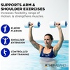image:imageTHERABAND Water Weights Aquatic Dumbbells for Pool Fitness 2 Foam Weights with Padded Grip for Water Aerobics Therapy Workouts Pool Exercise Equipment Aqua TrainingBlue  Heavy