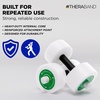 image:imageTHERABAND Water Weights Aquatic Dumbbells for Pool Fitness 2 Foam Weights with Padded Grip for Water Aerobics Therapy Workouts Pool Exercise Equipment Aqua TrainingGreen  Medium