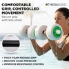image:imageTHERABAND Water Weights Aquatic Dumbbells for Pool Fitness 2 Foam Weights with Padded Grip for Water Aerobics Therapy Workouts Pool Exercise Equipment Aqua TrainingGreen  Medium