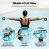 image:imageTHERABAND Water Weights Aquatic Dumbbells for Pool Fitness 2 Foam Weights with Padded Grip for Water Aerobics Therapy Workouts Pool Exercise Equipment Aqua TrainingGreen  Medium