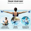 image:imageTHERABAND Water Weights Aquatic Dumbbells for Pool Fitness 2 Foam Weights with Padded Grip for Water Aerobics Therapy Workouts Pool Exercise Equipment Aqua TrainingBlue  Heavy