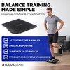 image:imageTHERABAND Wobble Board Round Balance Trainer Core Strength NonSlip  Round wobble board for balance agility and core strength training in physical therapyRocker Board
