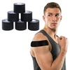 image:imageTHERABAND Kinesiology Tape 1 Roll Knee amp Shoulder 2 BlackWhiteBlackBlack
