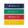 image:imageTHERABAND Resistance Band Loop Set Exercise Workout Physical Therapy  Elastic resistance band for exercise strength training stretching and physical therapy  ideal for home workoutsYellowRedGreenBlue
