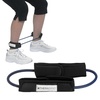 image:imageTHERABAND Resistance Tubes with Padded Cuffs 12 Red Medium Level 2  Durable rubber For home travel gym Elastic fitness strength trainingLevel 4  Extra Heavy  Blue