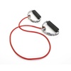 image:imageTHERABAND Resistance Tubing Physical Exercise Band Workout Black 50  Latex resistance tubing where the color marks the resistance level so you can step up as strength returnsRed  Medium