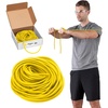 image:imageTHERABAND Resistance Tubing Yellow Light Level 1 100 ft Roll LatexFree ProfessionalGrade Exercise Tube for Body amp Core Workouts CuttoLength ColorCoded Lightweight amp Versatile