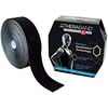 image:imageTheraBand Kinesiology Tape Bulk Roll Waterproof Physio Tape for Pain Relief Muscle amp Joint Support Roll with Application Indicators for Athletes 5cm x 314cm BlackBlack Colour Scheme