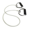 image:imageTheraband 21726 Professional Latex Resistance Tubing with Handles for UpperBody Exercise Rehab and Conditioning Super Heavy SilverSilver  Super Heavey