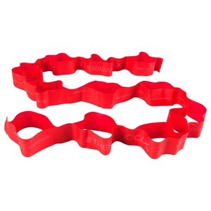 image:imageTHERABAND CLX LatexFree Resistance Band 11 Loops for Pilates Home Gym Professional Physical Therapy amp Fitness Equipment 25 Metre Red Medium Beginner Level 3Red  Medium