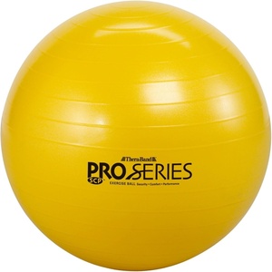 image:imageTHERABAND Exercise and Stability Ball for Improved Posture Balance Core Fitness Coordination and RehabYellow  18 Inches