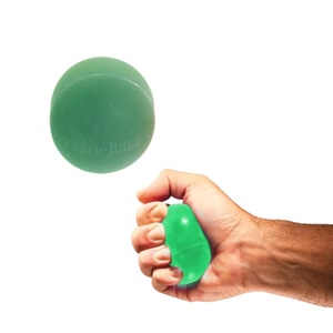 image:imageTHERABAND Hand Exerciser Ball Soft Resistance Squeeze XLarge RedGreen  Medium