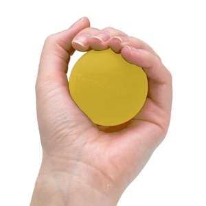 image:imageTHERABAND Hand Exerciser Stress Ball Therapy Squeeze Exercise Black  Hand exerciser for grip strengthening hand therapy and finger wrist and forearm exerciseYellow  Extra Soft