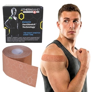 image:imageTHERABAND Kinesiology Tape 1 Roll Knee amp Shoulder 2 BlackWhiteBeigeBeige