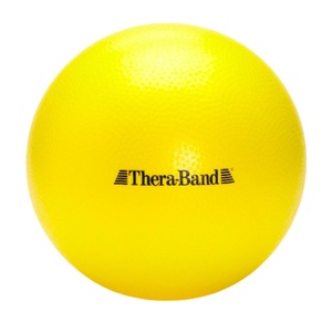 image:imageTHERABAND Mini Ball 9Inch Pilates amp Yoga Ball Physical Therapy Yellow  9inch small inflatable core ball for Pilates yoga stability balance and physical therapyOriginal