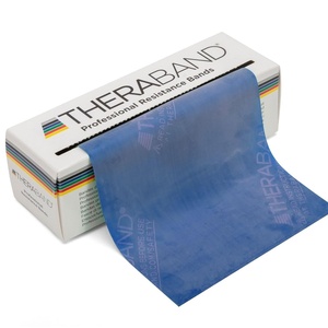 image:imageTHERABAND Resistance Band Blue Extra Heavy 6Yard Roll Latex Elastic Band for Exercise Physical Therapy Yoga Pilates Stretching Home Workouts CuttoLength ColorCoded Levels