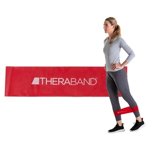 image:imageTHERABAND Resistance Band Loop Exercise Workout Physical Therapy BlueRed  Medium