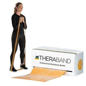 image:imageTHERABAND Resistance Bands Workout Band Exercise Physical Therapy Red  Professional TheraBand equipment for exercise physical therapy fitness and athome workoutsGold  Max