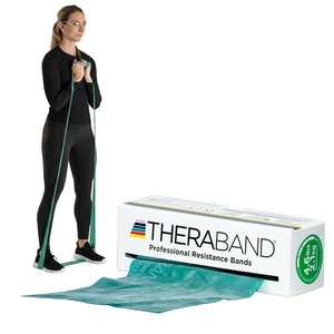 image:imageTHERABAND Resistance Bands Workout Band Exercise Physical Therapy Red  Professional TheraBand equipment for exercise physical therapy fitness and athome workoutsGreen  Heavy