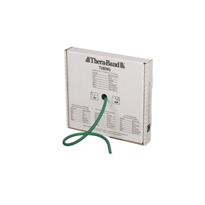 image:imageTHERABAND Resistance Tubes Professional Latex Elastic Tubing For Full Body Core Exercise Physical Therapy Lower Pilates AtHome Workout amp Rehab 25 Foot Blue Extra Heavy Intermediate Level 2  Latex resistance tubing where the color marks the resistance level so you can step up as strength returnsLevel 3  Heavy  Green