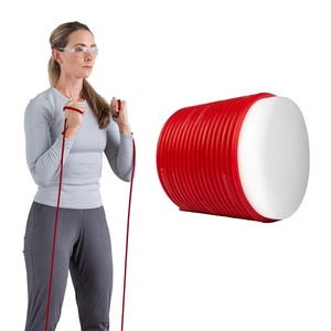 image:imageTHERABAND Resistance Tubing Exercise Band Physical Therapy 25 Yellow  Latex resistance tubing where the color marks the resistance level so you can step up as strength returnsLevel 2  Medium  Red