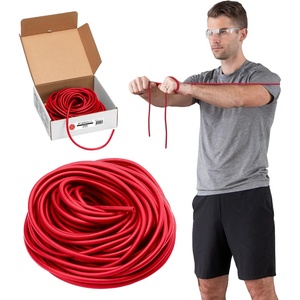image:imageTHERABAND Resistance Tubing Red Medium Level 2 100 ft Roll LatexFree ProfessionalGrade Exercise Tube for Body amp Core Workouts CuttoLength ColorCoded Lightweight amp Versatile